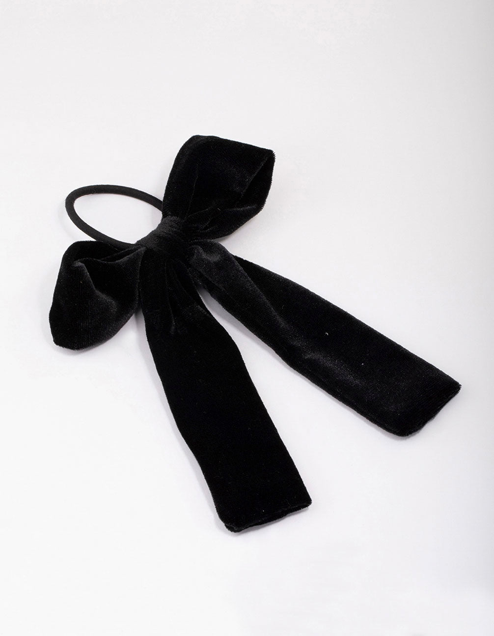 Oversized Black Velvet bow – Bubble & Dot