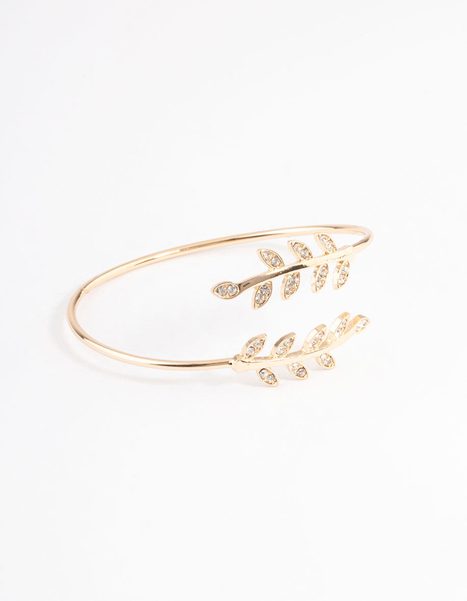 Gold Thick Double Cuff Bracelet - Lovisa