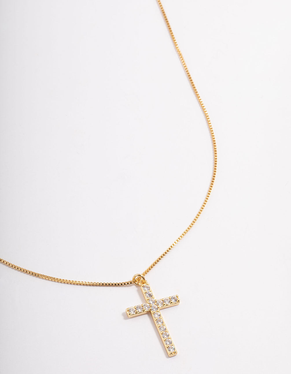 Letter S Gold Plated Layered Diamante Initial Necklace - Lovisa