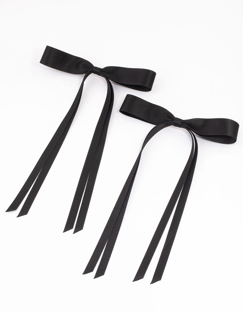 Shein 1pc Women's Ballet Style Black Ribbon Bow Headband, High Head Top Unique Design Versatile Hair Accessory, One-Size Black Fabric