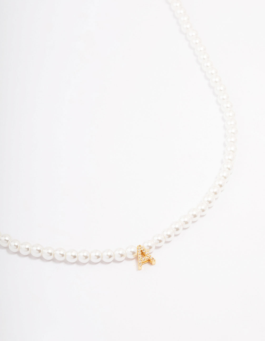 Letter S Gold Plated Layered Diamante Initial Necklace - Lovisa