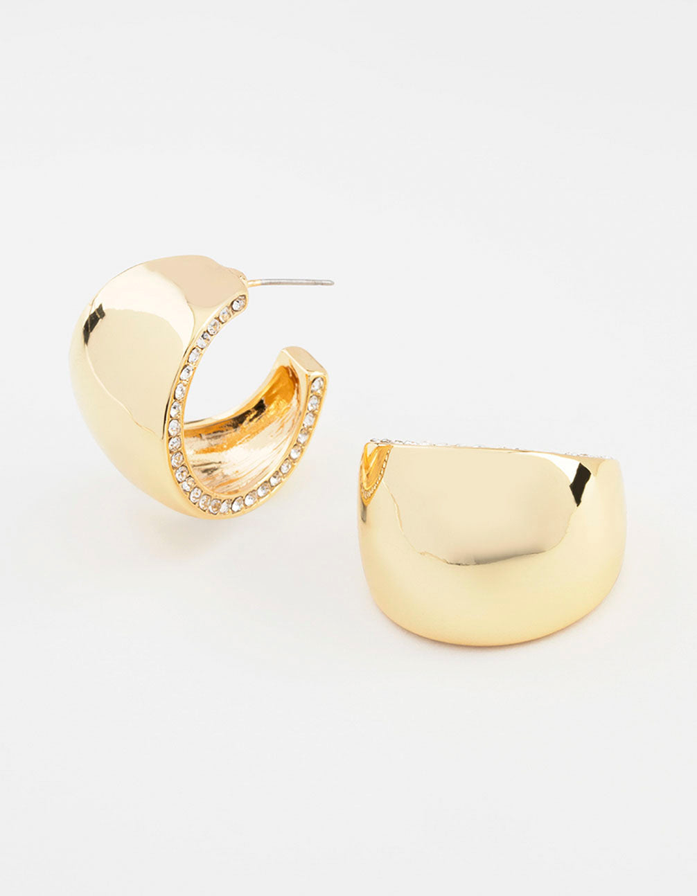 Gold Plated Oval Knotted Drop Earrings - Lovisa