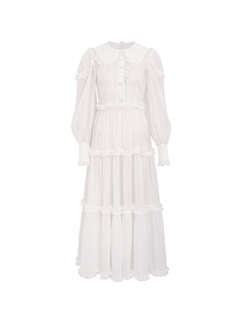 Seraphic Frill Long Dress – SINCETHEN