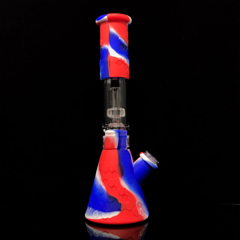 Silicone Beaker with Glass Showerhead Perc (Bowl not Included)