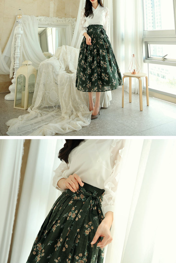 womens floral skirt