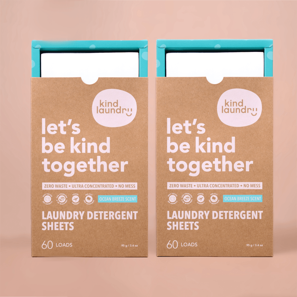 Kind Laundry Eco-Friendly Detergent Sheets (Ocean Breeze Scent)