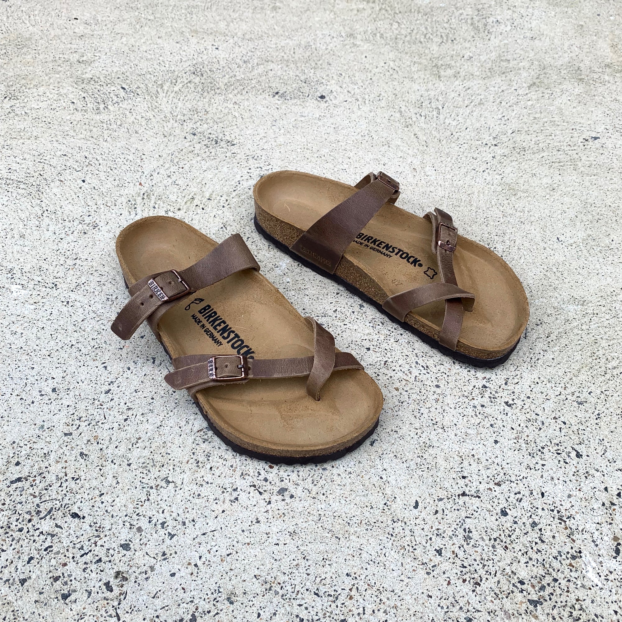 birkenstock mayari oiled leather sandal