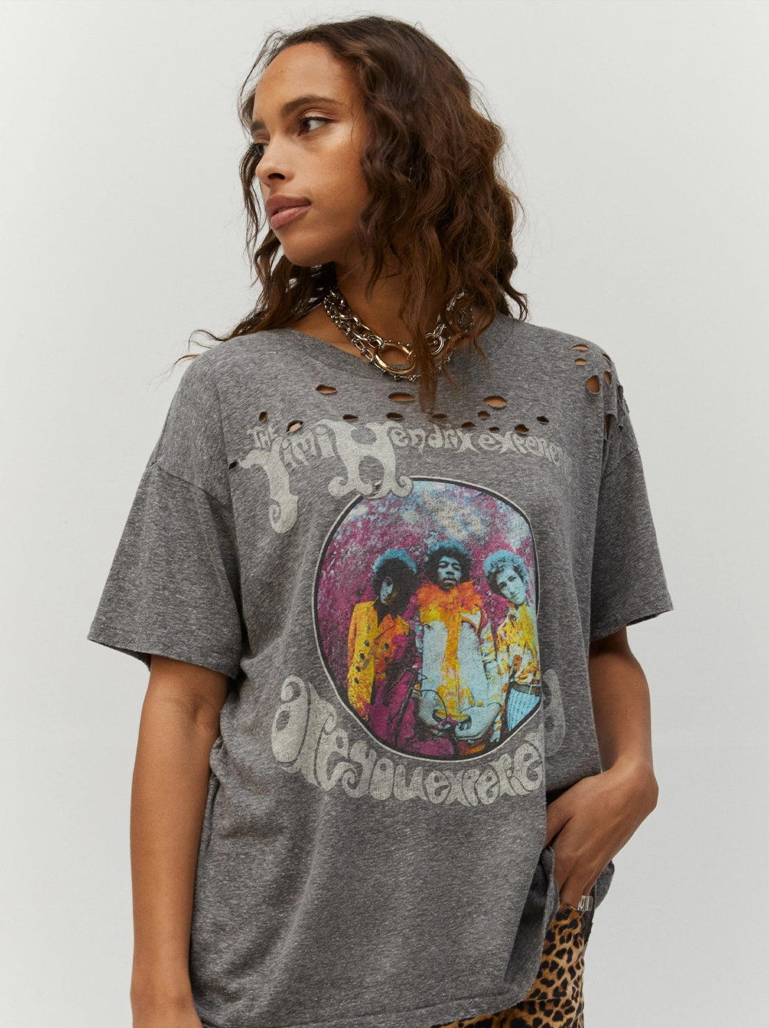 Daydreamer - Jimi Hendrix Are You Experienced Merch Tee - Heather Grey