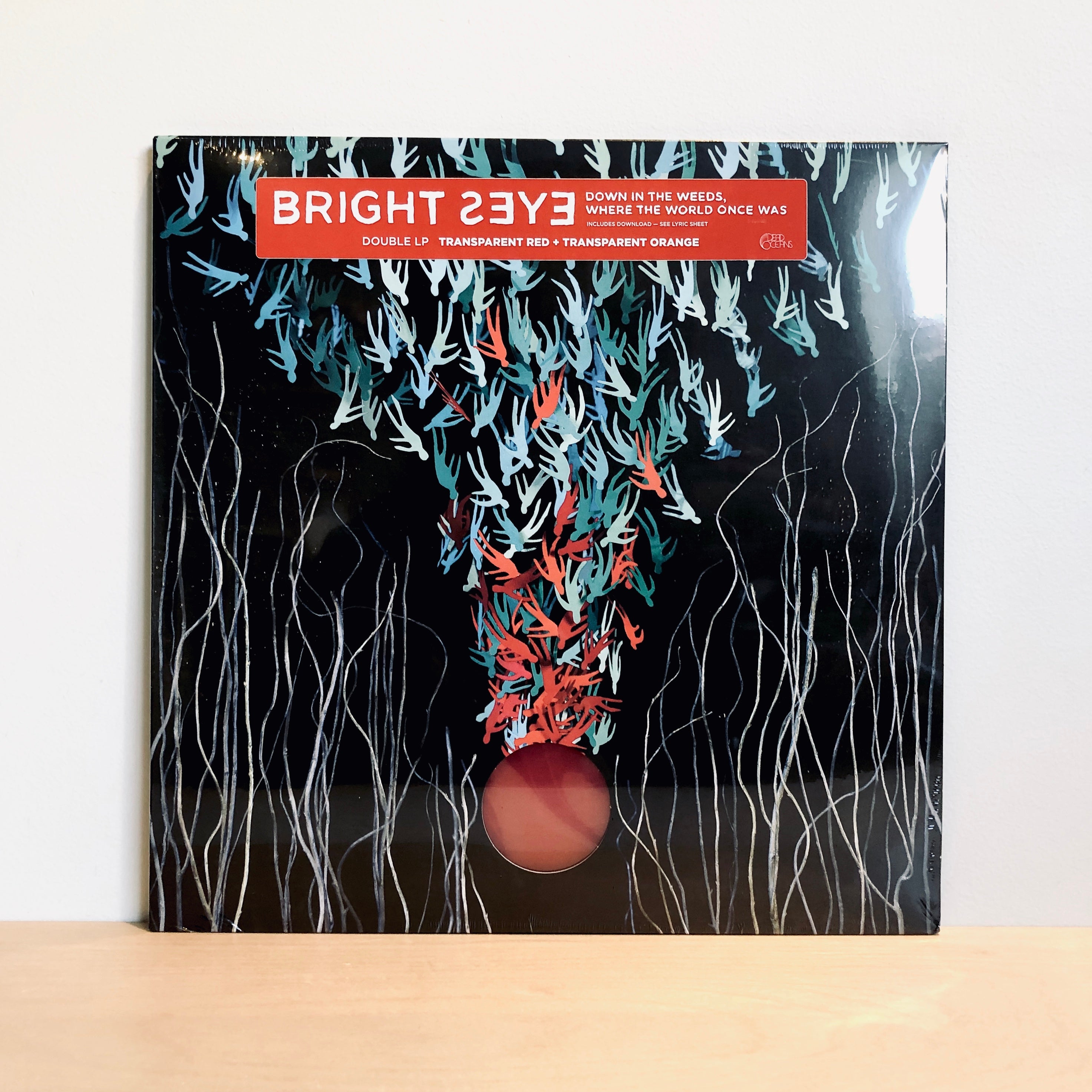 Bright Eyes - Down In The Weeds Where The World Once Was. 2LP [Transparent Red/Orange Vinyl]