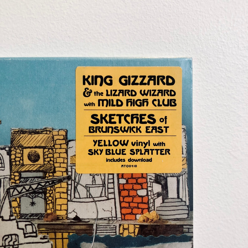 Buy King Gizzard & The Lizard Wizard w/ Mild High Club - Sketches Of  Brunswick East. LP [Yellow Vinyl With Sky Blue Splatter] | Abicus