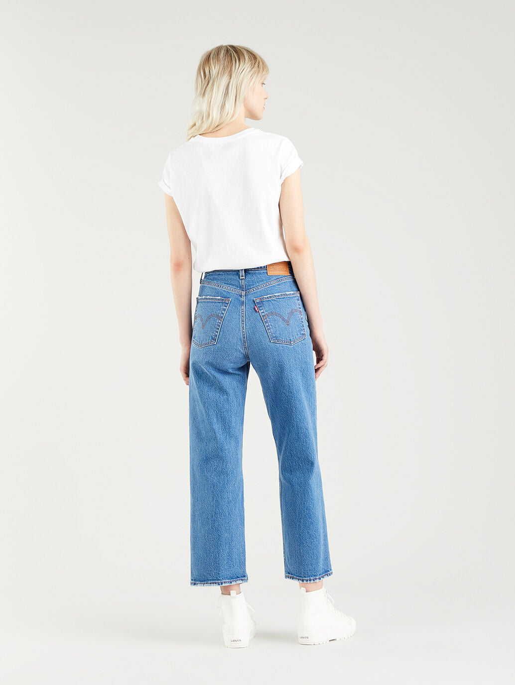Buy Levi's - Ribcage Straight Ankle Jeans - Jazz Jive Together For Women |  Abicus
