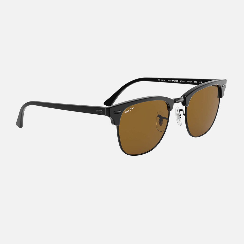 brown clubmaster ray bans