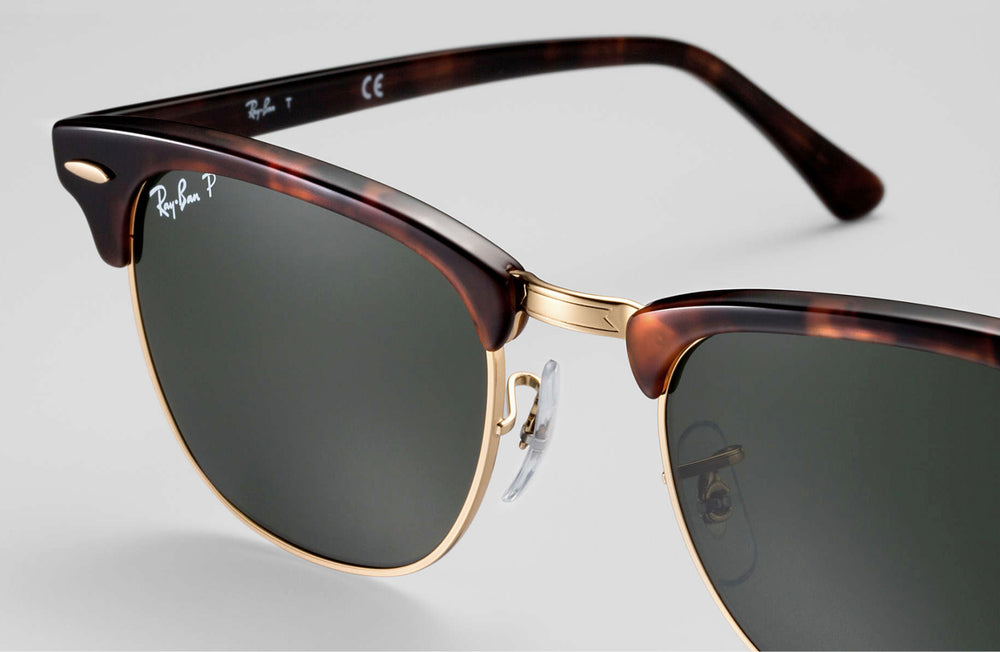 brown clubmaster ray bans