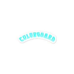 Color Guard Bubble-Free Stickers-Marching Arts Merchandise-3x3-Marching Arts Merchandise