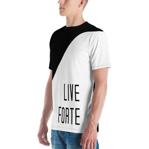 Live Forte Men's T-shirt-Marching Arts Merchandise-Marching Arts Merchandise