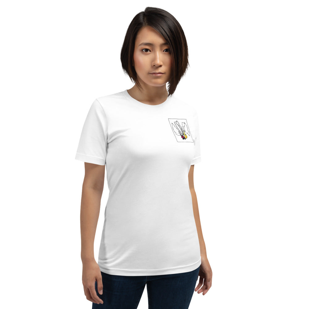 Color Guard Fire Short-Sleeve Unisex T-Shirt-Marching Arts Merchandise-Marching Arts Merchandise