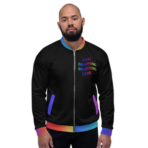 Anti Dropping Dropping Club Pride Color Guard Unisex Bomber Jacket-Bomber Jacket-Marching Arts Merchandise-XS-Marching Arts Merchandise