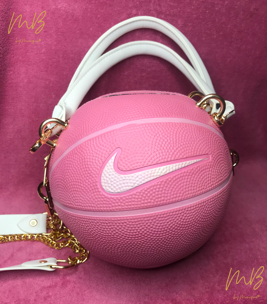 pink basketball purse nike