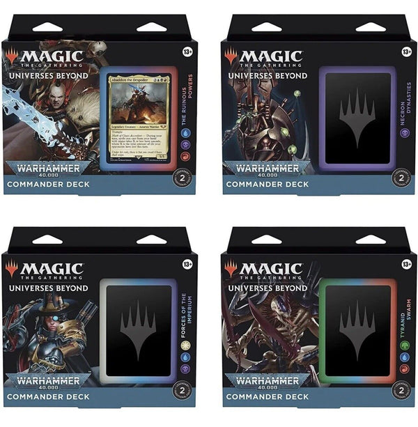 Magic: The Gathering - Warhammer 40,000 Commander Deck - Set of 4 Decks