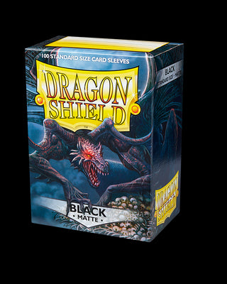 Matte Black - Dragon Shield (100ct) Sleeves
