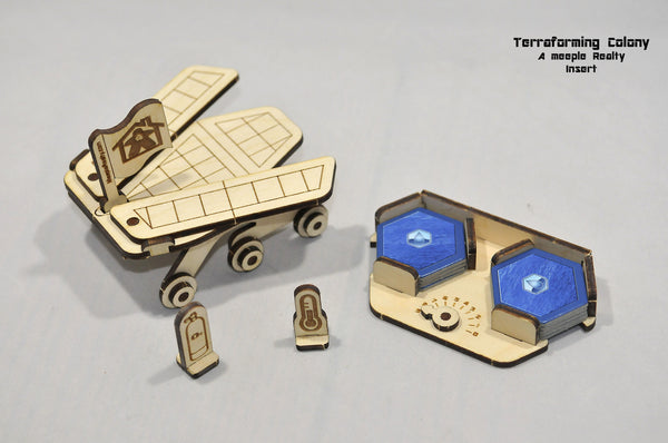 Meeple Realty - Terraforming Colony Insert (Compatible with TERRAFORMING MARS™ Second Edition)