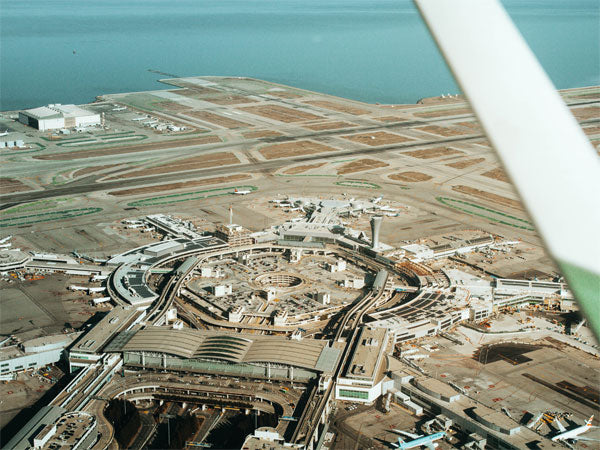 Large Airport From Plane