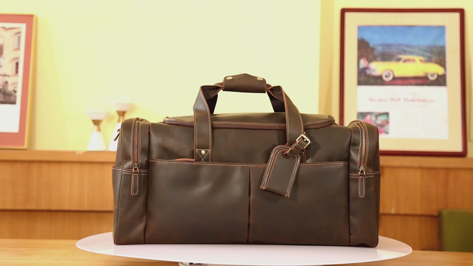 Handcrafted Leather Duffle Bag - USA MADE – The Local Branch