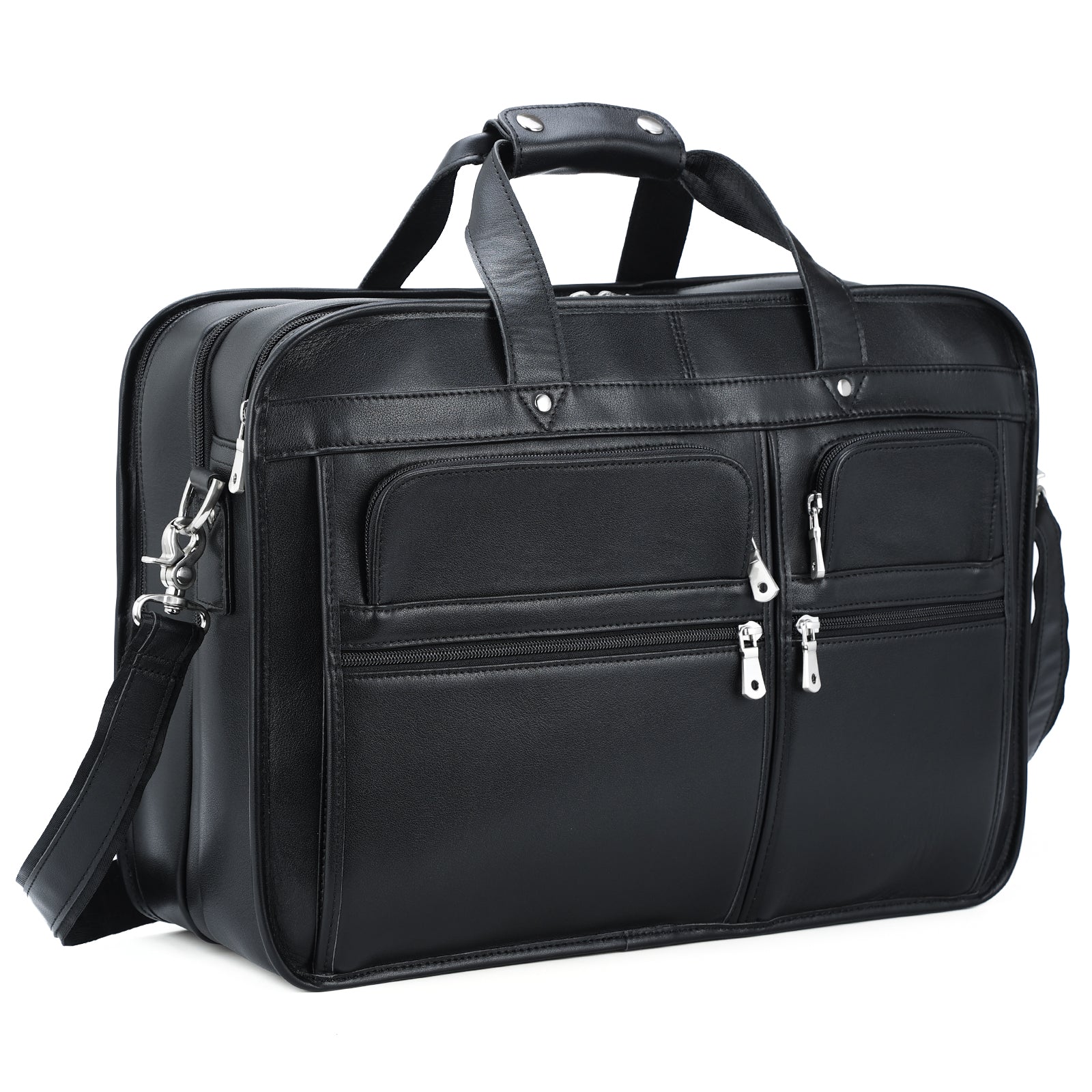 DORRISO New Men Messenger Bags Fashion Shoulder Bag Satchel Briefcase Bag  Portable Laptop Bag College Bag for 12.9 inch Laptop Work Travel Casual