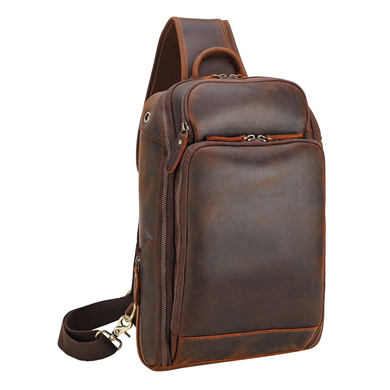 Polare Original Polare Toiletry Bag Full Grain Leather Shaving Kit Dopp Kit Travel Case Wash Bag with YKK Zippers