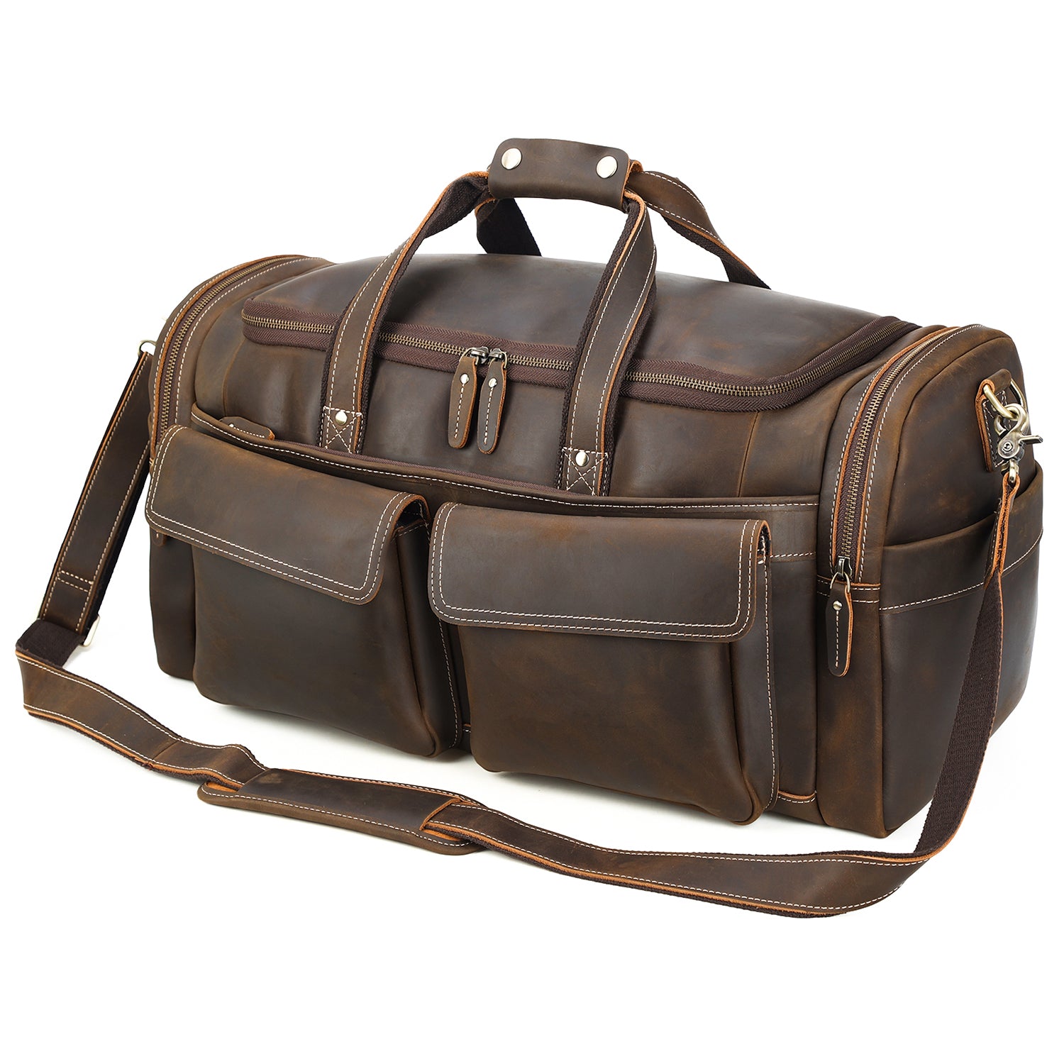 Leather travel bag Hermès Multicolour in Leather - 33606368