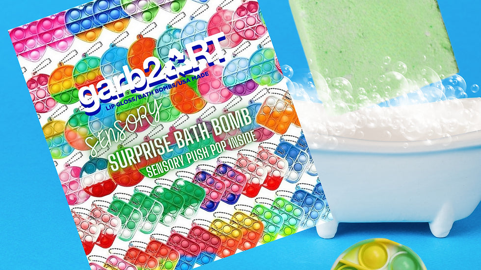 Sensory Push Pop Bath Bomb