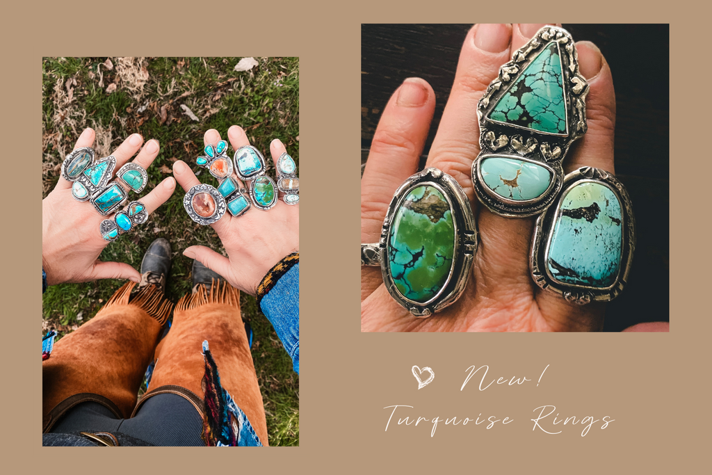 big turquoise rings