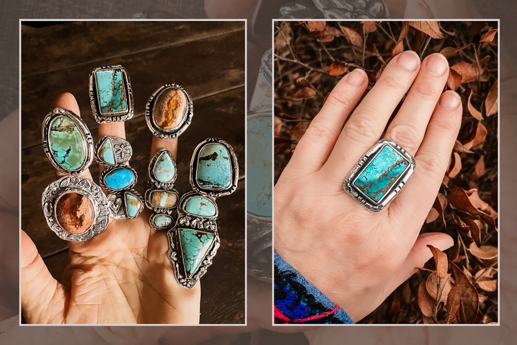 turquoise statement ring