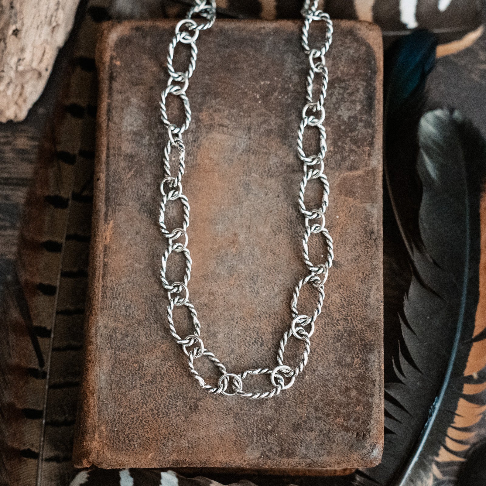 4 Chunky Chain Necklace, Silver – Everyday Chic Boutique