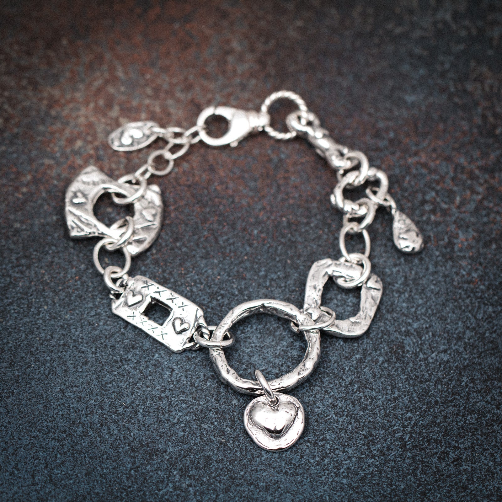 Heart Shine Bracelet | Open Heart Bracelet - Island Cowgirl