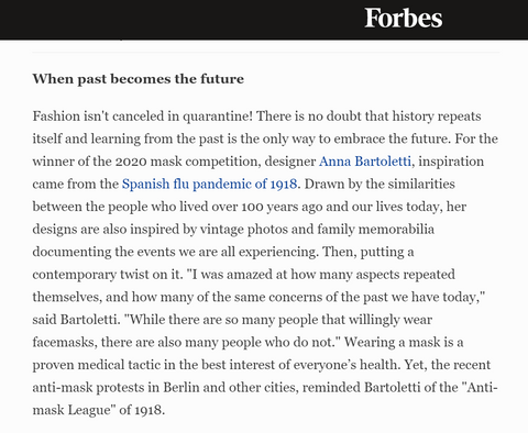 Forbes article Anna Bartoletti