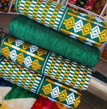 MG Authentic Hand Weaved Kente Cloth A2522