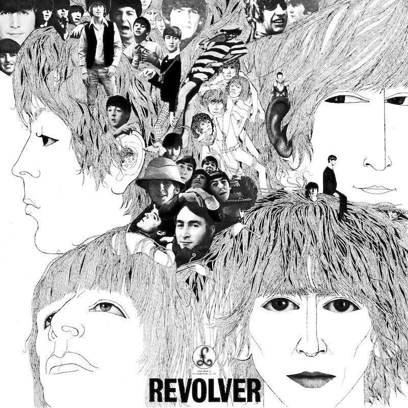 The Beatles' Revolver album cover art