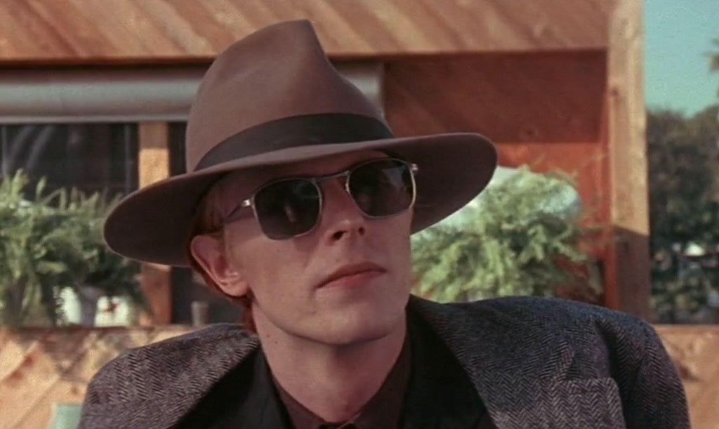 Bowie movies (a still from 'The Man Who Fell to Earth')