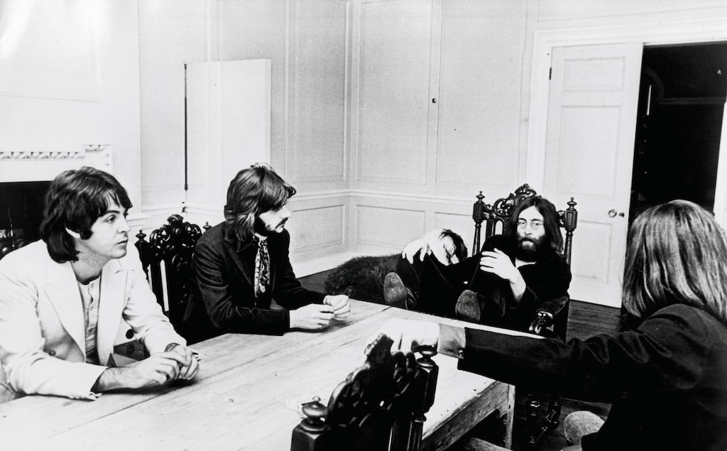 Image of the Beatles taken at around the time of the band's breakup.