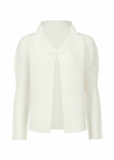 DOLMAN STRETCH PLEATS 2 CARDIGAN | The official ISSEY MIYAKE