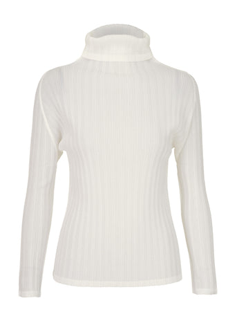 RIB PLEATS BASICS TOP | The official ISSEY MIYAKE ONLINE STORE 