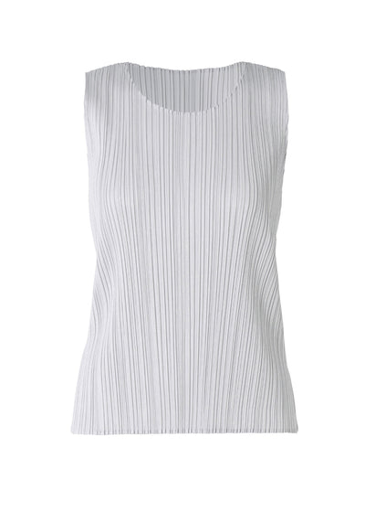 Pleats Please Issey Miyake - Pleated Tank Top in White Pleats Please Issey  Miyake