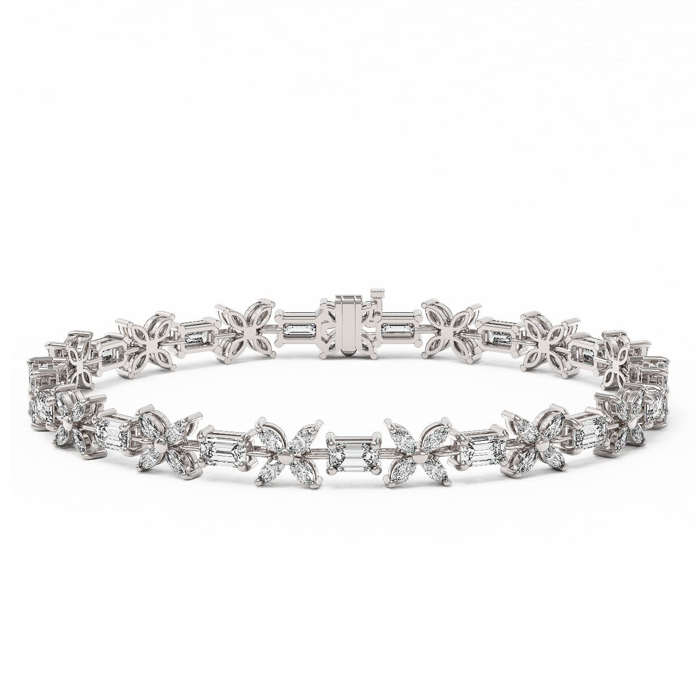 Diamond bracelet with marquise diamond  Paul Nudelman Jewellers