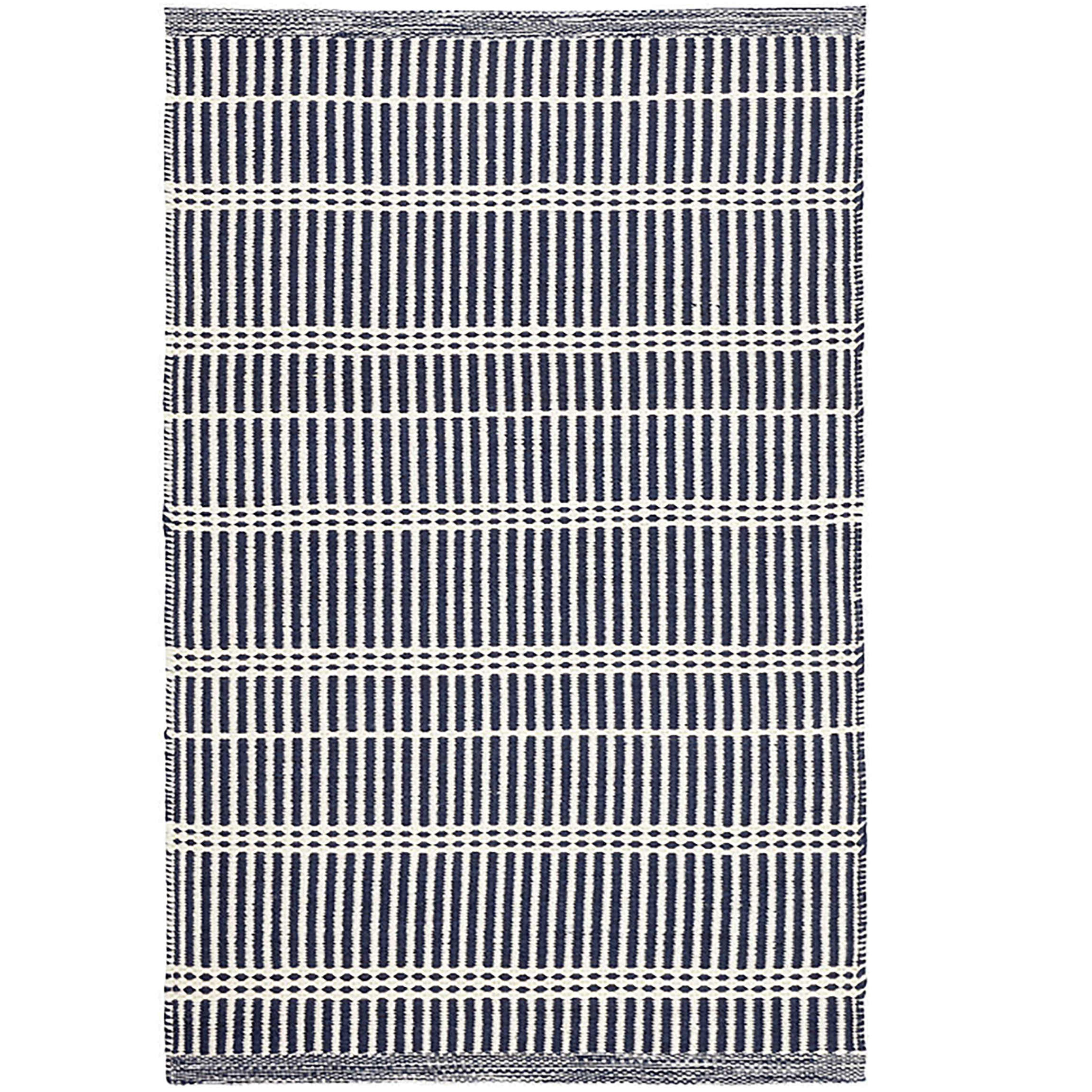 Navy/French Blue Stripe Indoor Outdoor Rug - 2x3 – Simpler Pleasures