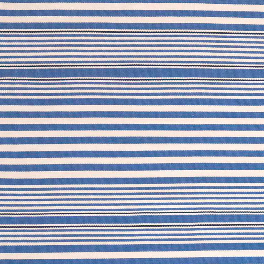 Mud Room Rug - Sunbrella Blue Stripe – Maine Cottage