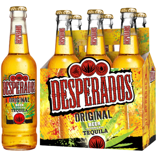 Desperados Tequila Beer Bottle 330ml 6 Pack Netliquor