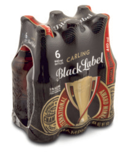 Carling Black Label Bottle 440ml 6 Pack Netliquor