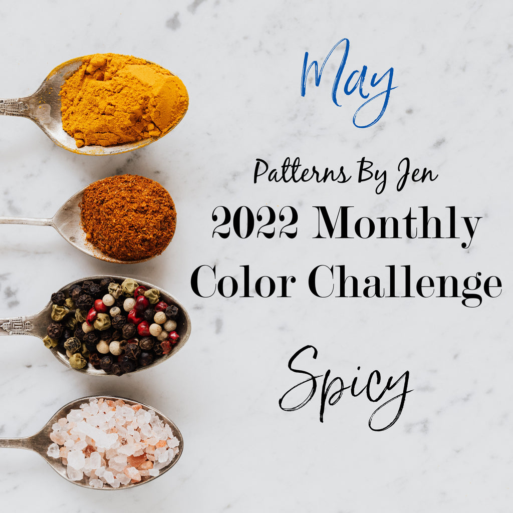 2022 Monthly Color Challenge Button