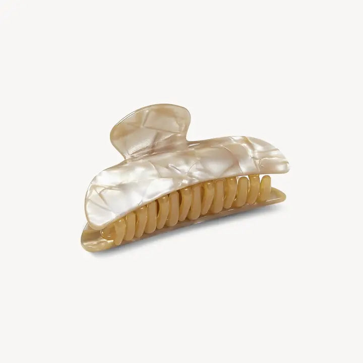 Midi Heirloom Claw in Sand Shell